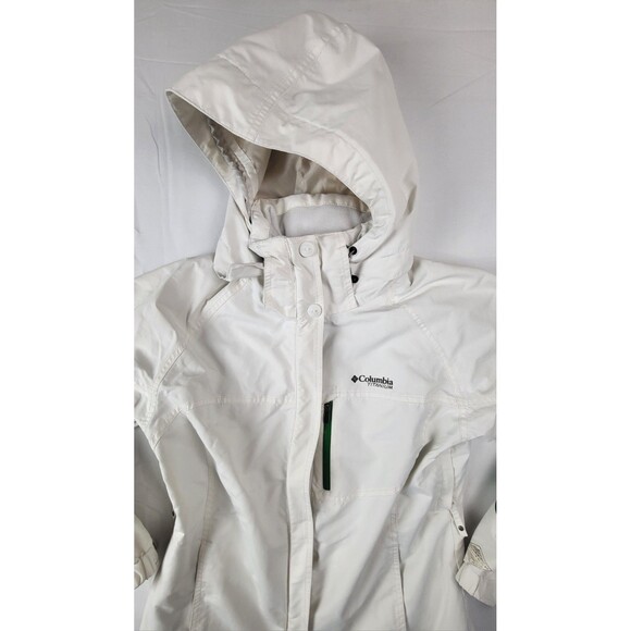 Columbia Titanium 3-in-1 Full Zip Hooded Insulated Jacket Women's Small White - Picture 2 of 12